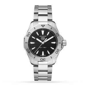 TAG Heuer Aquaracer Men Quartz Black Stainless Steel Watch WBP1110.BA0627
