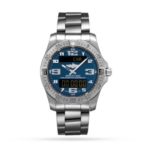 Breitling Professional Men Quartz Blue Titanium Watch E79363101C1E1