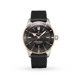 Breitling Superocean Heritage Men Automatic Black Rubber Watch UB2030121B1S1