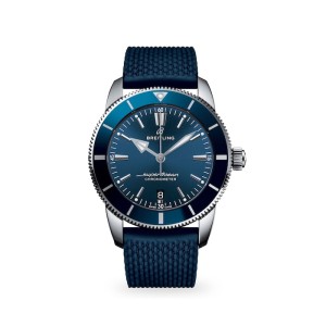 Breitling Superocean Heritage Men Automatic Blue Rubber Watch AB2030161C1S1