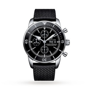 Breitling Superocean Heritage Men Automatic Black Rubber Watch A13313121B1S1
