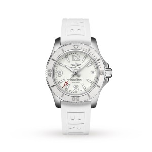 Breitling Superocean Women Automatic White Rubber Watch A17316D21A1S1