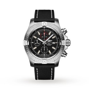 Breitling Avenger Men Automatic Black Fabric Watch A13375101B1X2