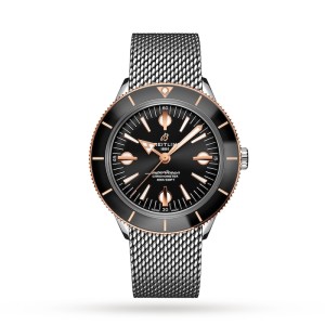 Breitling Superocean Heritage 57 Men Automatic Black Stainless Steel Watch U10370121B1A1