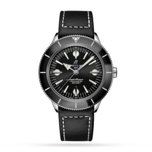 Breitling Superocean Men Automatic Black Calf Watch A10370121B1X2