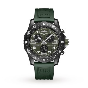 Breitling Endurance Pro Men Quartz Green Rubber Watch X823106B1L1S1