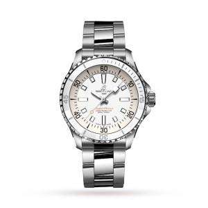 Breitling Superocean Unisex Automatic White Stainless Steel Watch A17377211A1A1