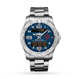 Breitling Aero Space Men Quartz Blue Titanium Watch E793636E1C1E1