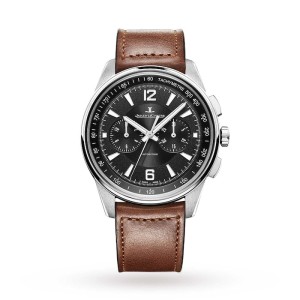 Jaeger-LeCoultre Polaris Automatic Black Calf Watch Q9028471