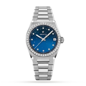 Zenith Defy Women Automatic Blue Stainless Steel Watch 16.9200.670/01.MI001
