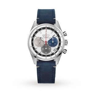 Zenith Chronomaster Men Automatic Silver Calf Watch 03.3200.3600/69.C902