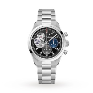 Zenith Chronomaster Men Automatic Black Stainless Steel Watch 03.3300.3604/21.M3300