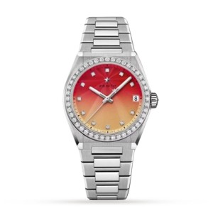 Zenith Defy Women Automatic Orange Stainless Steel Watch 16.9200.670/33.MI001