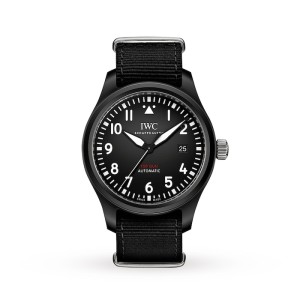 IWC Pilot Men Automatic Black Fabric Watch IW326901