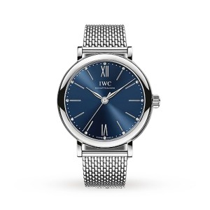 IWC Portofino Women Automatic Blue Stainless Steel Watch IW357404