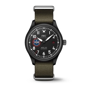 IWC Pilot Men Automatic Black Fabric Watch IW324712