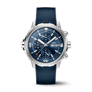 IWC Aquatimer Men Automatic Blue Stainless Steel Watch IW376806