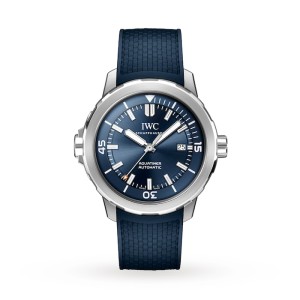 IWC Aquatimer Men Automatic Blue Rubber Watch IW328801