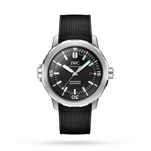 IWC Aquatimer Men Automatic Black Rubber Watch IW328802