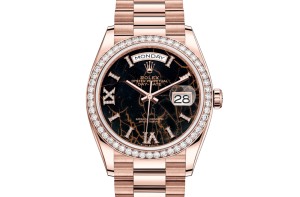 Rolex Day-Date 36 Oyster 36 mm Everose gold and diamonds 128345RBR