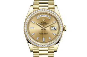 Rolex Day-Date 40 Oyster 40 mm yellow gold and diamonds 228348RBR