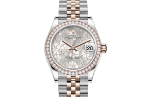 Rolex Datejust 31 Oyster 31 mm Oystersteel Everose gold and diamonds 278381RBR