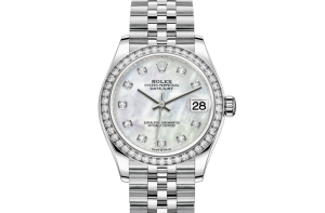 Rolex Datejust 31 Oyster 31 mm Oystersteel white gold and diamonds 278384RBR