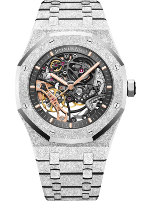 audemars piguet Royal Oak Frosted Gold Double Balance Wheel Openworked White Gold 41 mm 15407BC.GG.1224BC.01